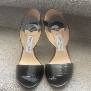 Jimmy Choo Black Patent Leather Heels